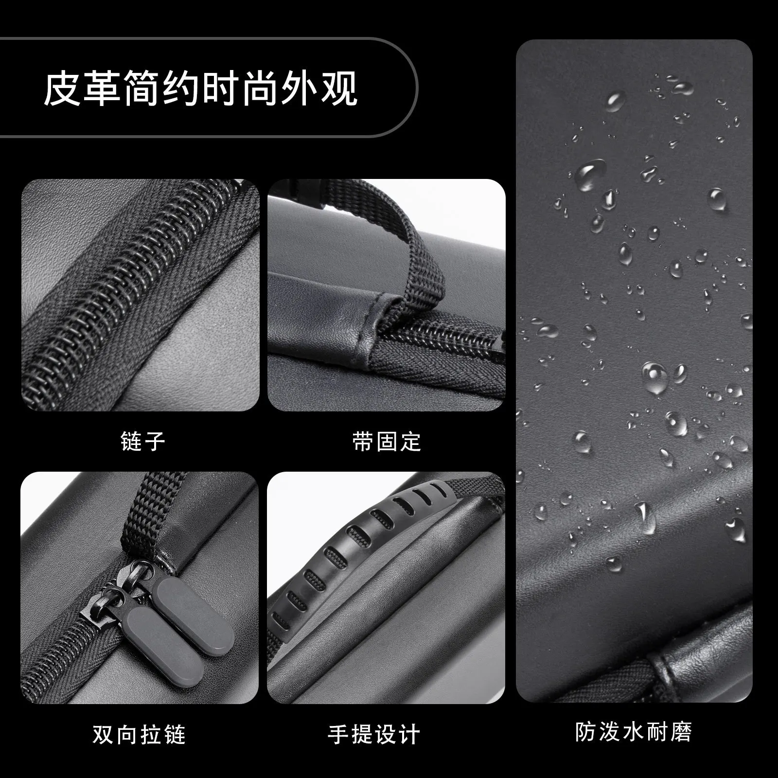 Estuche de transporte de cuero para Asus ROG Ally X, bolsa protectora portátil de viaje a prueba de golpes, accesorios para consola de juegos Asus ROG Ally - imagen 5