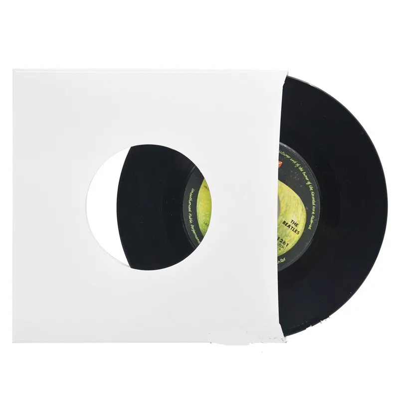 Bolsas de papel de 7/10/12 pulgadas, sobres a prueba de polvo, cubiertas de discos de DVD Blu-ray, Fundas protectoras, estuche de almacenamiento, paquetes de 20 piezas - imagen 5