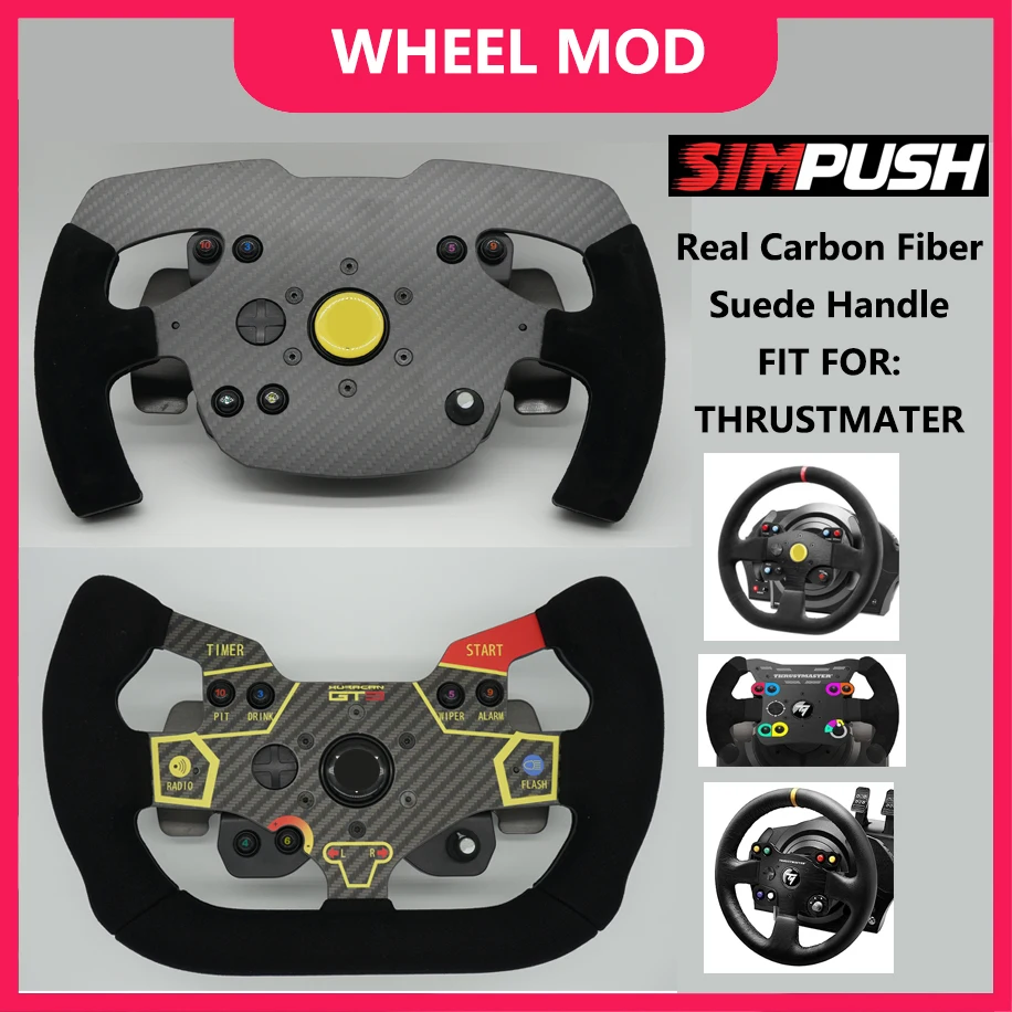 SIMPUSH Volante de Carreras F1 Profesional para Thrustmaster TX TS-PC