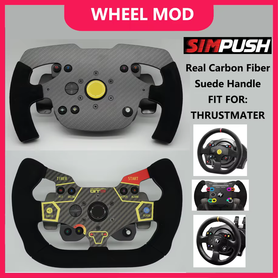 SIMPUSH Volante de Carreras F1 Profesional para Thrustmaster TX TS-PC