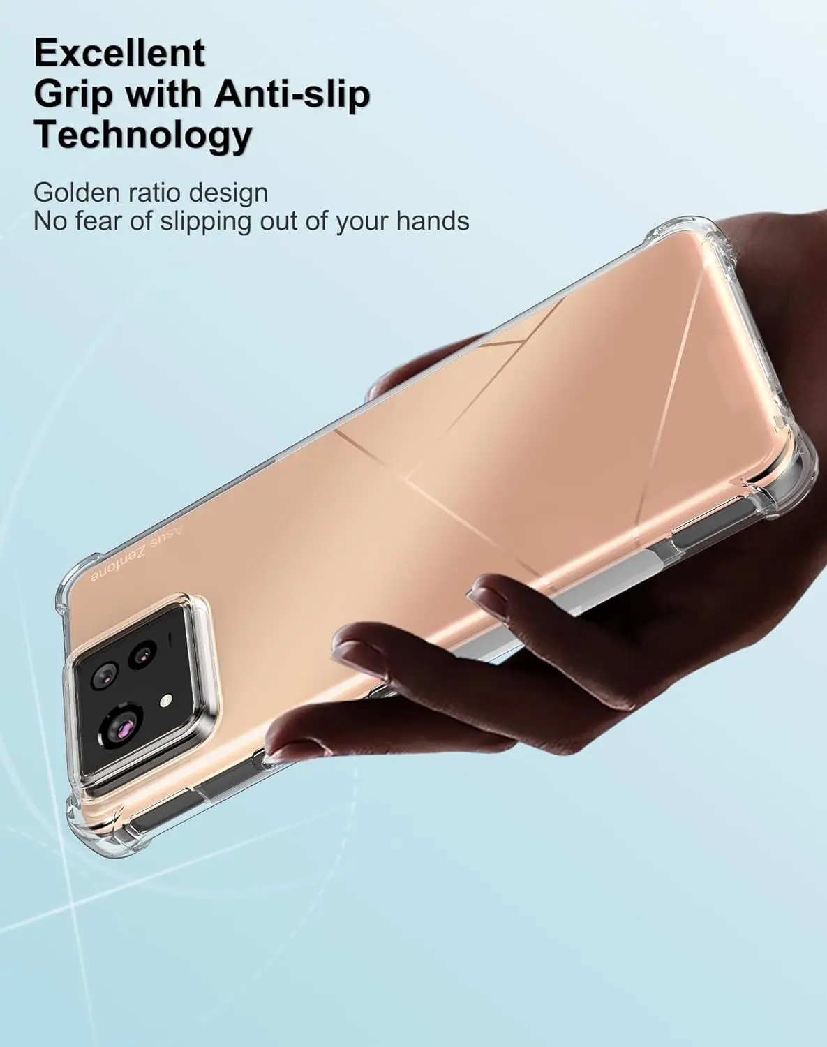 Funda para Zenfone 11 Ultra reforzada, cubierta suave de TPU transparente a prueba de golpes para Asus Zenfone 11 Ultra AI2401 ASUS_AI2401_H - imagen 4