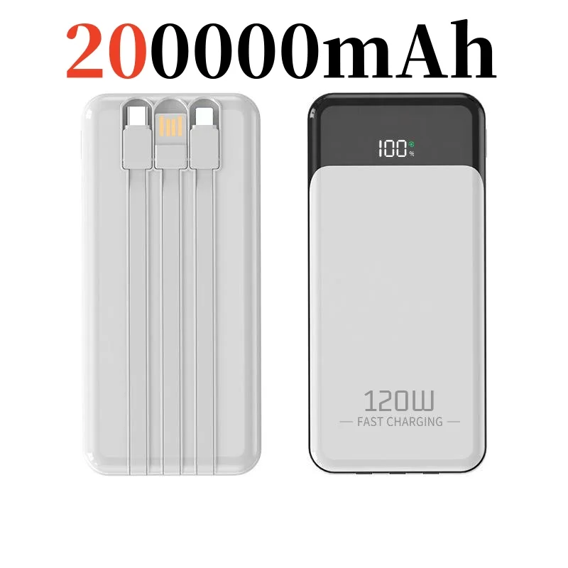 White 200000mAh