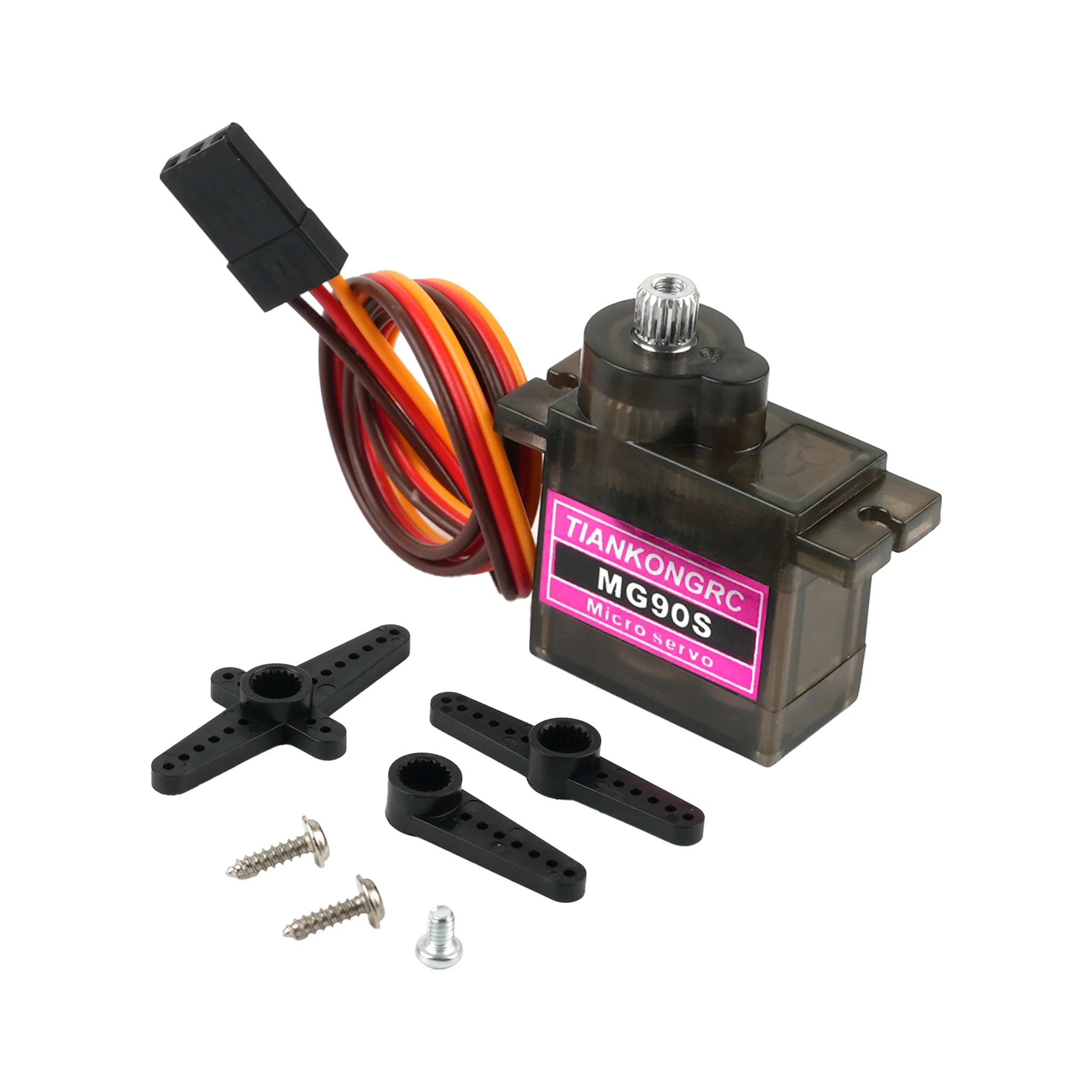 MG90S Micro Servo Metal/Plástico Gear 9g SG90 Mini Servomotor mejorado 180/270/360 grados para Arduino RC coche helicóptero Drone - imagen 3