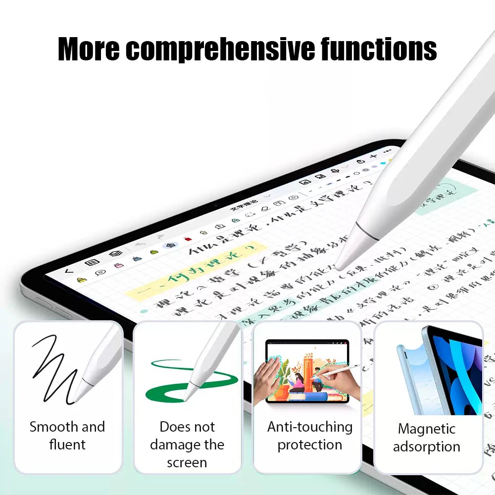 Para Apple lápiz óptico para iPad A16 Air 11 5 4 Pro 11th 13 12,9 M2 M3 M4 bolígrafos 10 8 10th 9th Generación Mini 6 7 2025 lápiz táctil - imagen 5