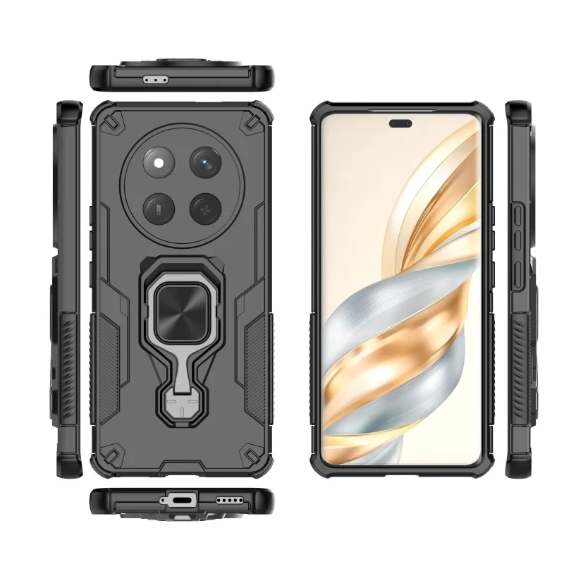 Para Honor X9C funda Huawei Honor X9C Capas a prueba de golpes atracción magnética adsorción soporte de anillo de Metal Fundas Honor X9C - imagen 4