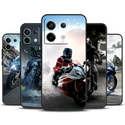 Funda para móvil de moto compatible con Xiaomi Redmi