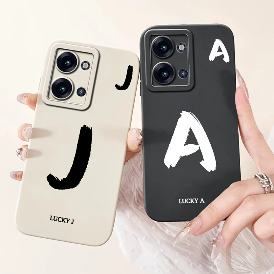 For Itel P40 Plus Case Cute Lucky Letters Funda Soft Silicone Full Protection Back Cover For Itel P40 P 40 P40+ Phone Shell Capa