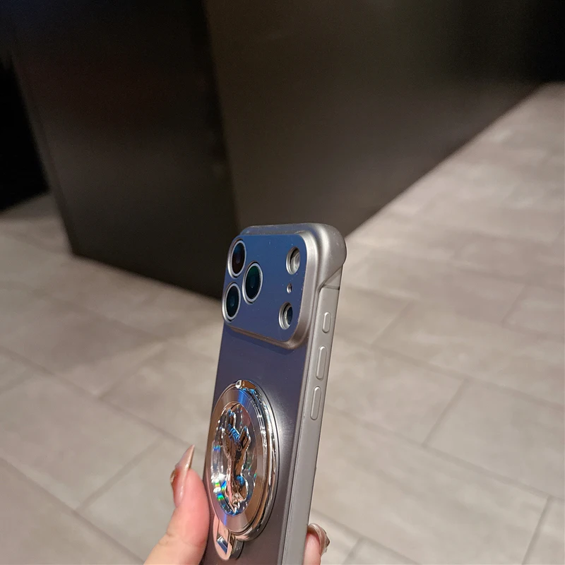 Funda con soporte de caballo de la suerte para Samsung A55 A56 S25 Edge S24 S23 S22 S21 S20 FE Plus Note 20 Ultra cubierta sin marco - imagen 3