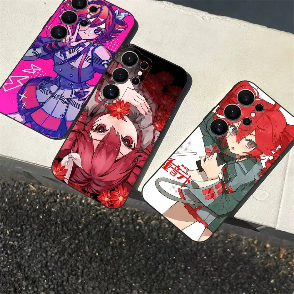 T-TETO K-Kasane funda de teléfono de Anime para Samsung S 24 Fe 25 Ultra Plus 20 Lite 21 30 22 23 24 22 Ultra 5G Fundas - imagen 2