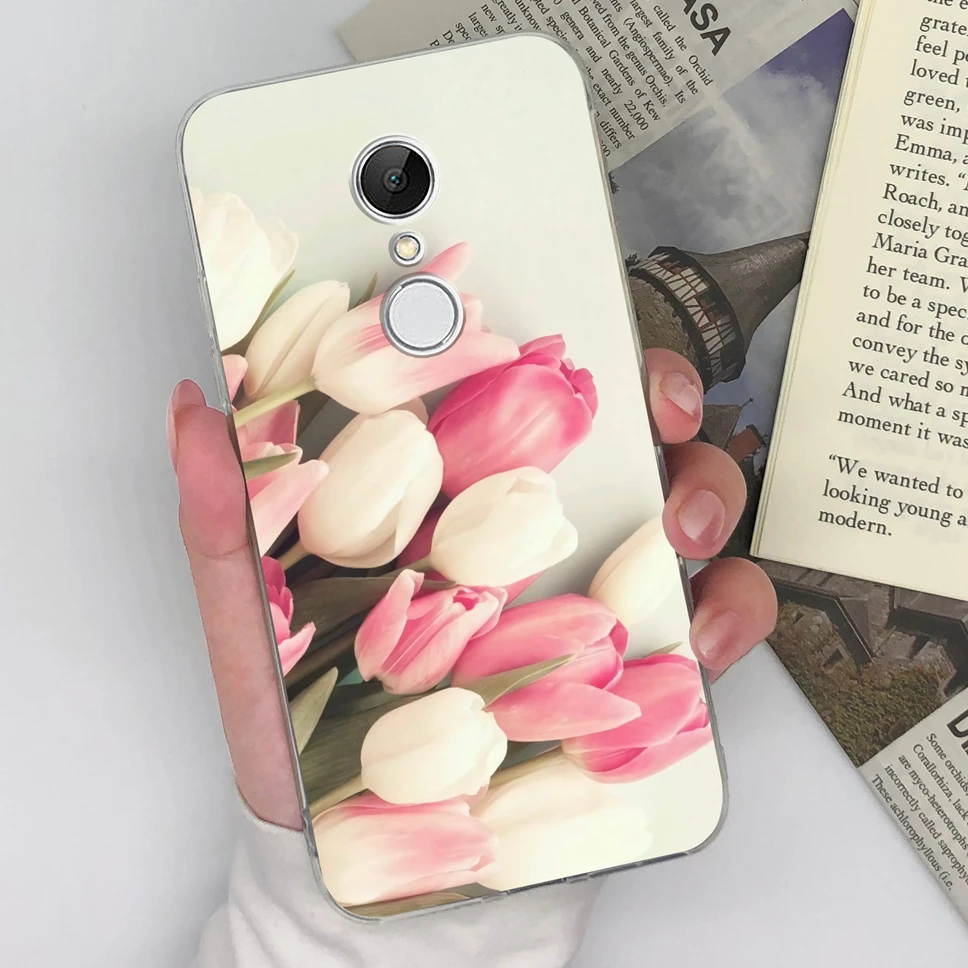Para Redmi Note 5 5A Pro funda de teléfono bonitas flores transparente suave TPU funda ligera de silicona para Redmi Note 5Pro carcasa a prueba de golpes - imagen 4