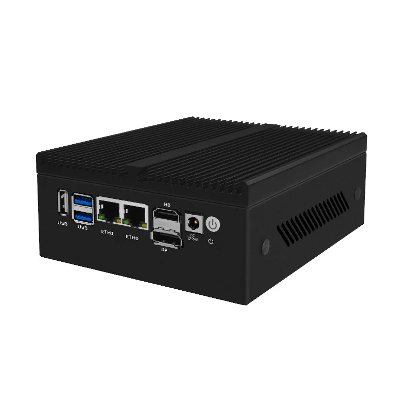 Enrutador Firewall sin ventilador, Mini PC Intel N100 DDR5 de 12. a generación, 2xi226-V, 2,5G, LAN, pfSense Proxmox, servidor ESXi, ordenador Win11 - imagen 2