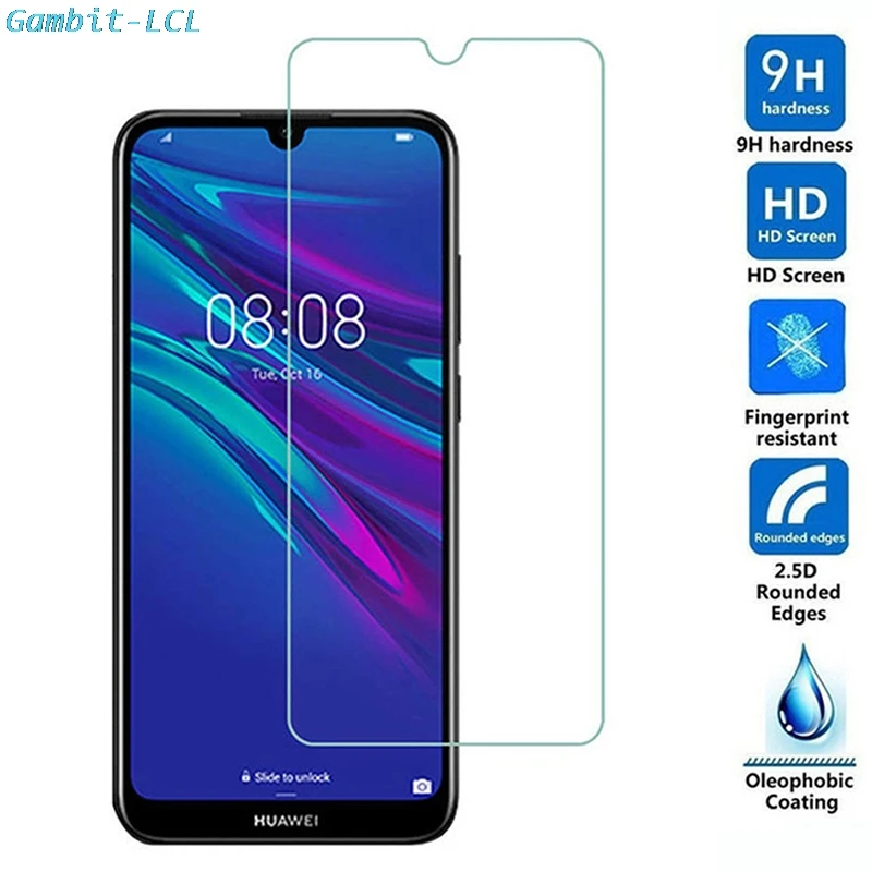 Para vidrio templado para Huawei P smart 2019 POT-LX1/POT-LX1AF/POT-LX2J Protector de pantalla GALSS cubierta película protectora