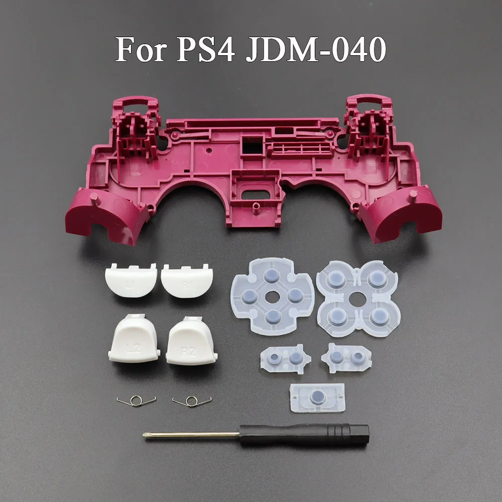 Kit de Mod de botones de disparo R2 L2 L1 R1 para PS4 Pro Slim JDM-001 040 PS5 V1 V2 V3, controlador analógico, tapas de palo, soporte interno - imagen 3