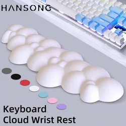 Reposamuñecas Teclado Nube Viscoelástica – Soporte Cuero Antideslizante