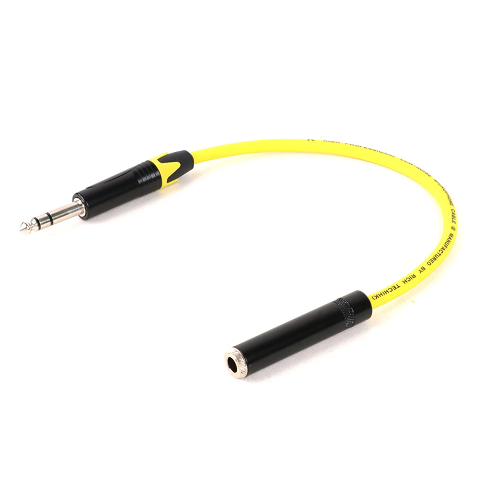 Adaptador TRS 1/4 macho a 1/4 hembra, conector adaptador de Audio estéreo de 6,35mm, Cable extendido equilibrado para guitarra, altavoz y amplificador - imagen 3