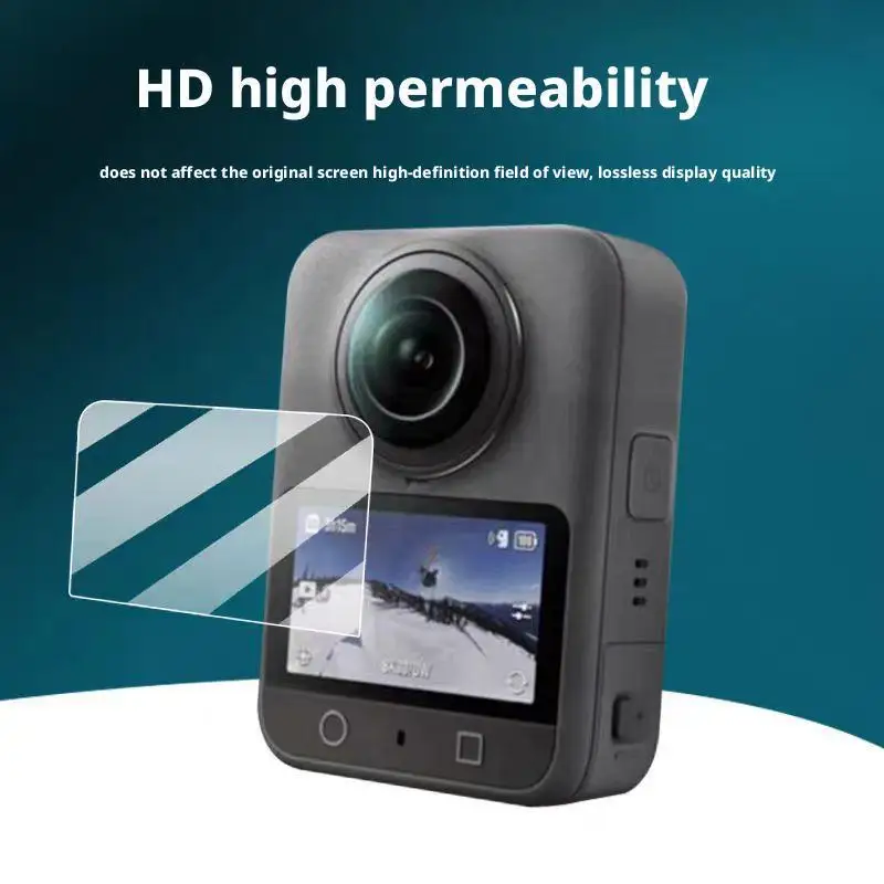 Protector de pantalla para DJI Osmo 360 HD, película protectora templada resistente a los arañazos y a prueba de explosiones, accesorios para cámara panorámica - imagen 3