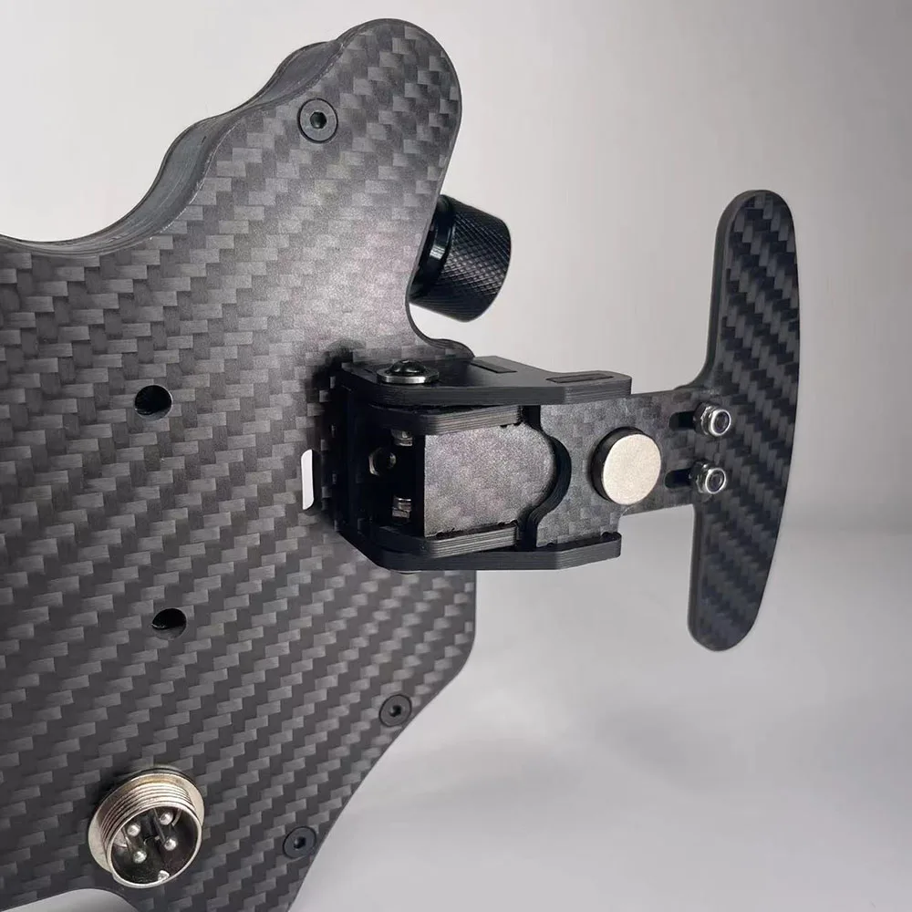 Paletas de cambio de consola central de PC para Logitech Thrustmaster Fanatec Racing Hub, caja de botón de instrumento de volante - imagen 5