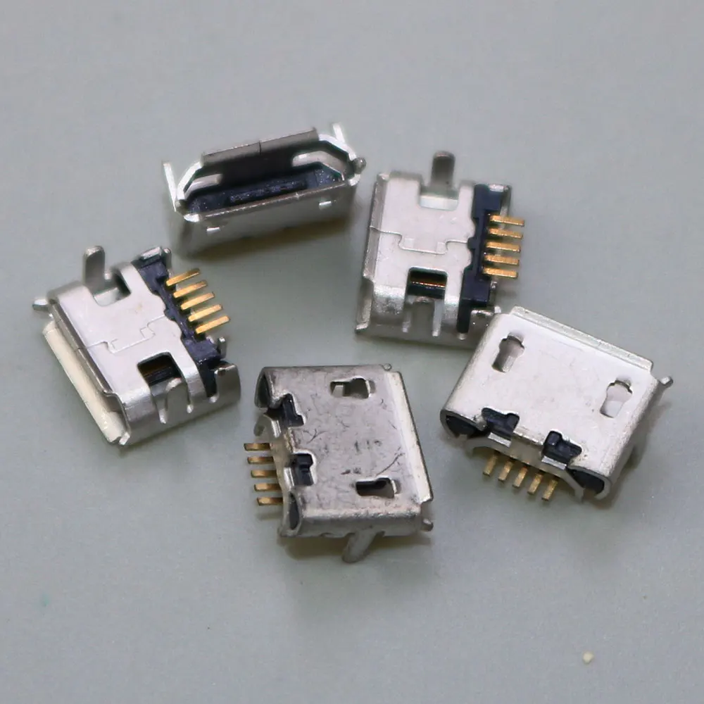 Mini Conector Micro USB de 5-20 piezas, puerto de carga, cargador hembra, 5 pines, para JBL Flip 2, Altavoz Bluetooth - imagen 4