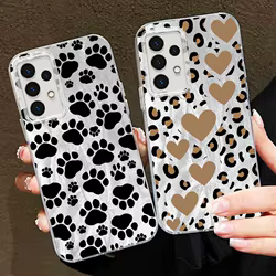 Funda de lujo con patrón de moda para Samsung Galaxy A56 A73 A72 A71 A55 A54 A53 A52 A35 A34 A33 A31 funda de teléfono con textura de plumas