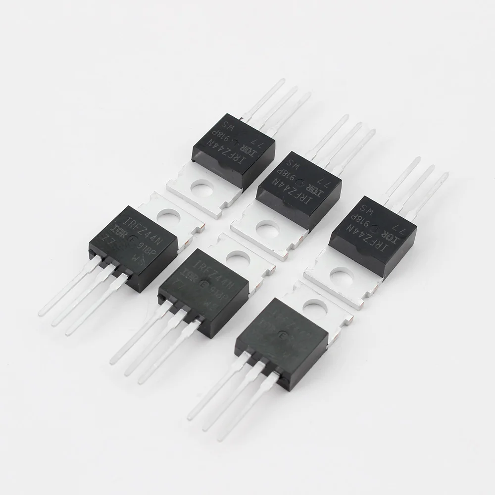 10 Uds transistores IRFZ44N IRFZ44 MOSFET Transistor TO-220 MOSFET de potencia IRFZ44NPBF 49A 55V transistores de efecto de campo nuevo Original - imagen 5