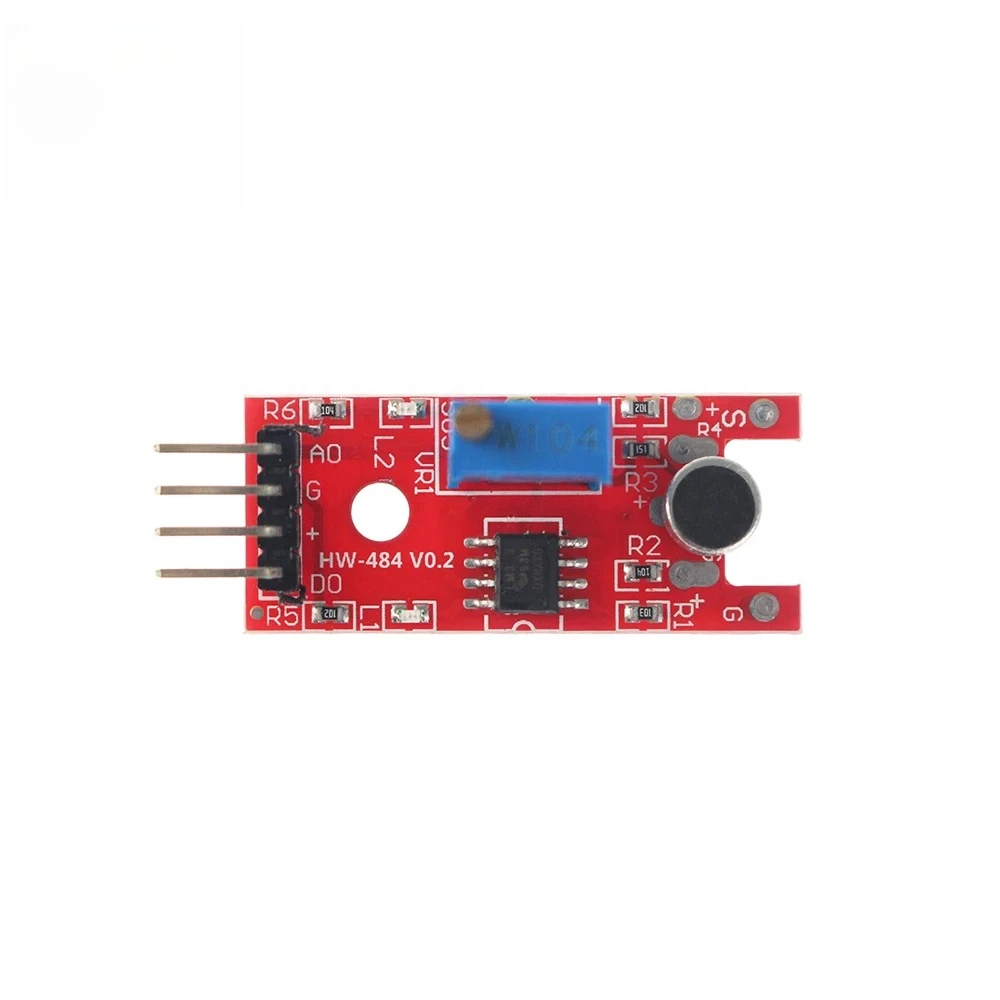 Módulo de Sensor de sonido de micrófono KY-038, salida analógica Arduino, placa de detección de voz, Control de ruido, electrónica DIY, 1/2 Uds. - imagen 5