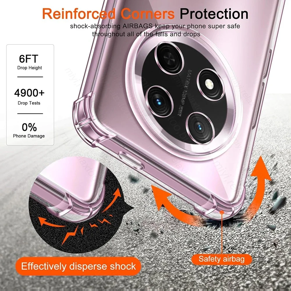 Funda transparente anticaída para HonorX9c Honor X9c Magic7 Light Lite 7Lite Lit 5G, funda suave transparente delgada a prueba de golpes de TPU - imagen 5