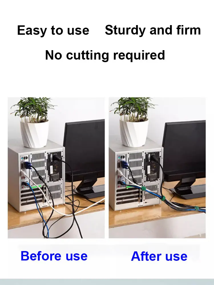 50 unids/lote bridas para cables desmontables plásticos de colores bridas para cables reutilizables envoltura de bucle de nailon cremallera tipo T brida para cables vendaje de alambre - imagen 4