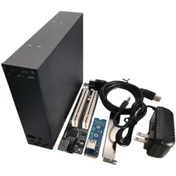 Adaptador M.2 NVMe a PCIe – Doble Ranura Aluminum
