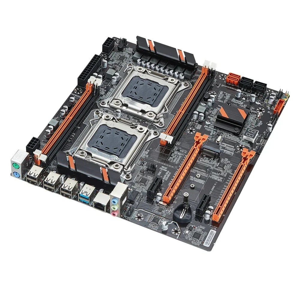 Conjunto de placa base X79, CPU Dual con 2 * procesador E5 2650V2, LGA 2011, 4*16GB = 64GB, 1600Mhz, RAM DDR3, compatible con USB 3,0, Sata3.0, PCI-E 3,0 - imagen 3