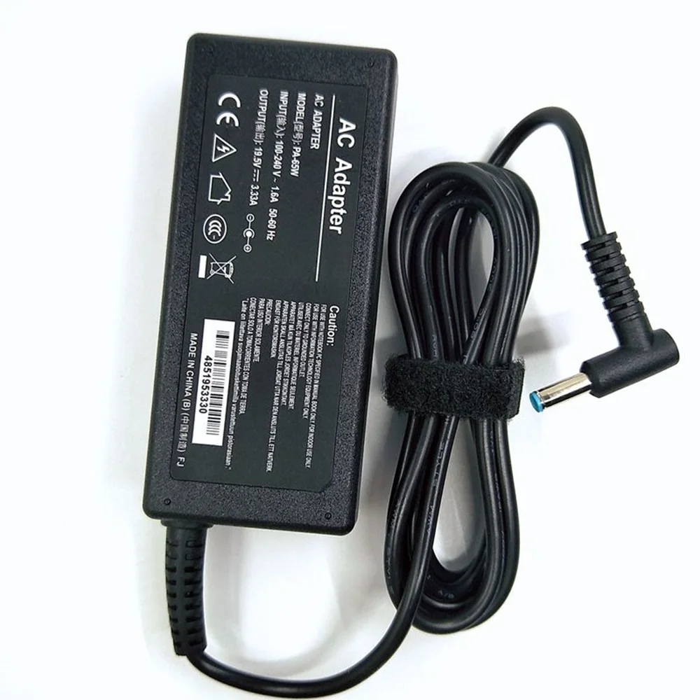 Adaptador de cargador de portátil para HP Envy 17-j010us Pavilion 15-j000 Chromebook 11 G4 G5 EE 14 G3, 19,5 V, 3.33A, 65W, 4,5x3,0mm - imagen 2