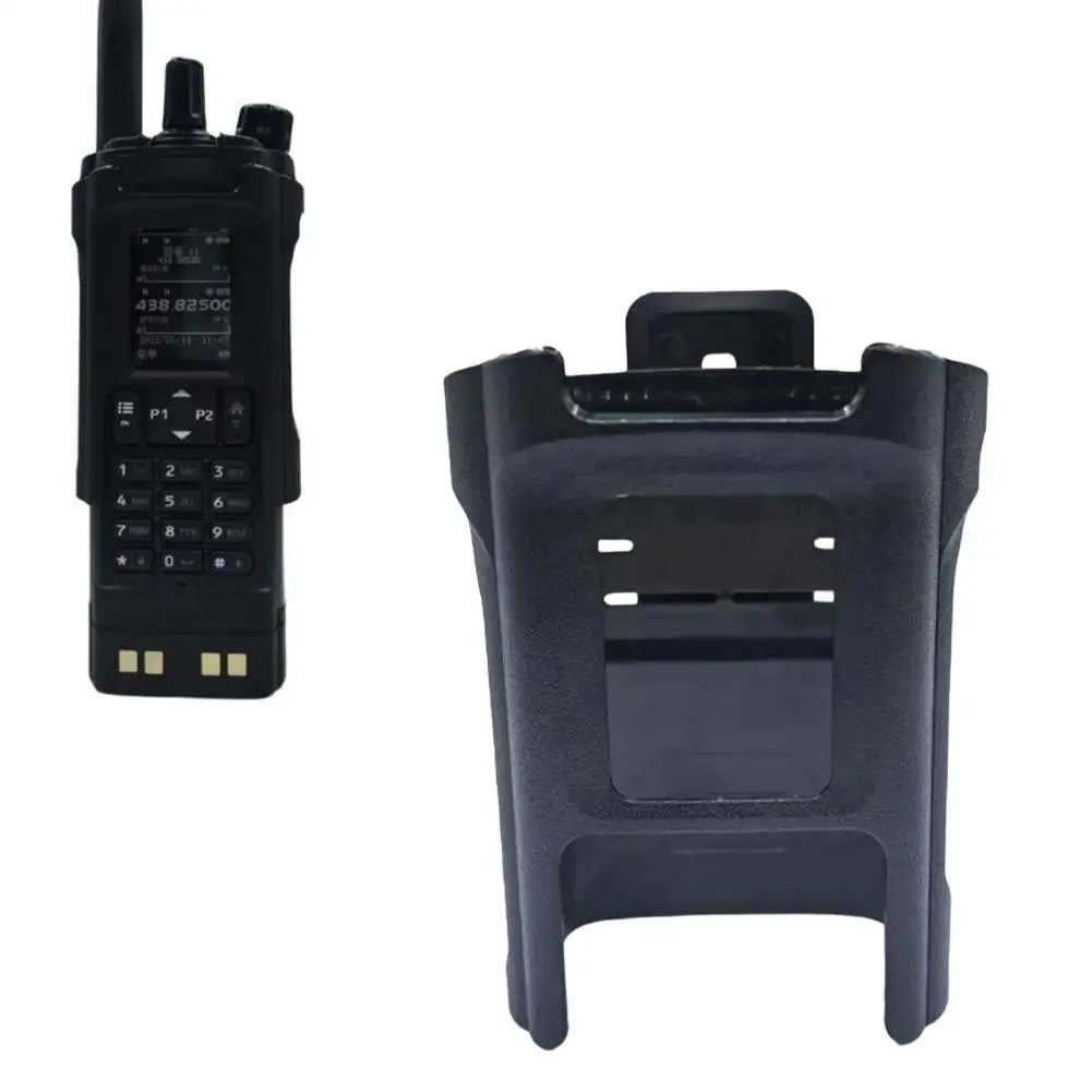 Clip trasero para Baofeng para DM32/UV32, Clip para cinturón de Radio bidireccional, funda de transporte para UV32/DM32, accesorios de Radioaficionado bidireccional I2J2 - imagen 5