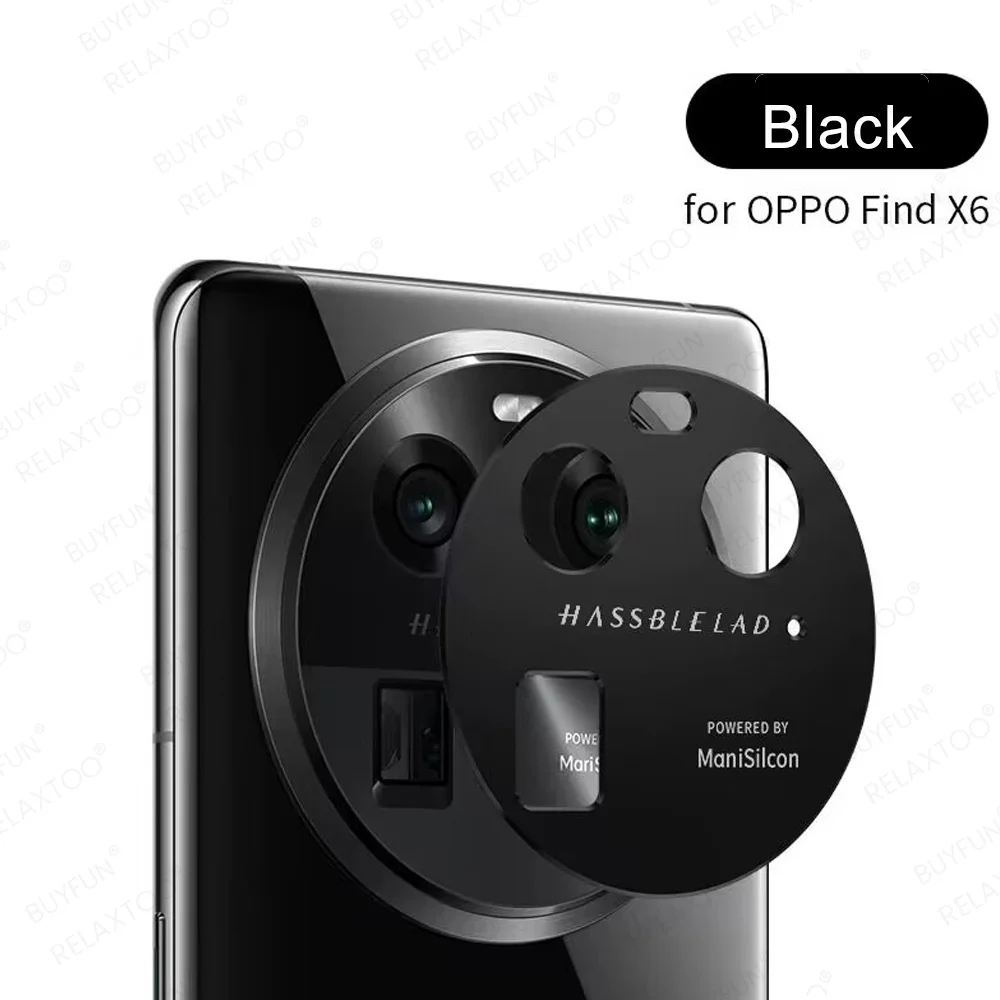 Funda de lente hueca de aleación de aluminio para Oppo Find X6 Pro 9H, Appo Orro FindX6 X6Pro X 6 FindX6Pro 5G 2023, cubierta trasera, Protector de cámara - imagen 5
