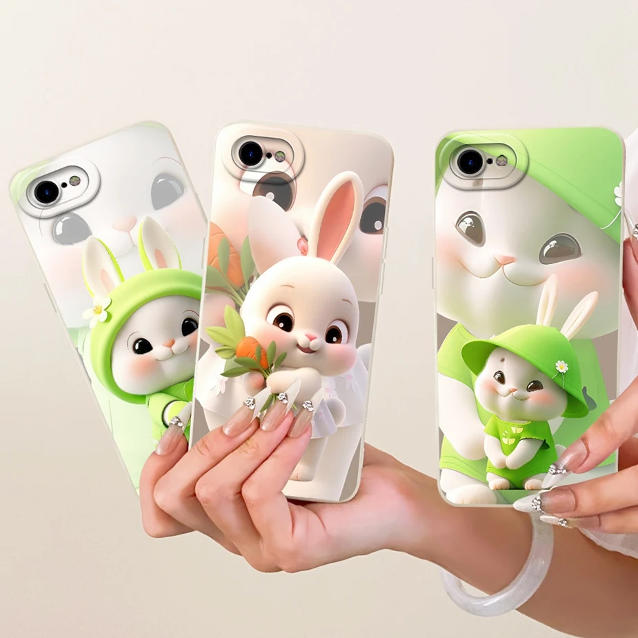 Apple iPhone SE 2020 / 2022 Funda TPU Suave Dibujos Animados Caramelo - imagen 4