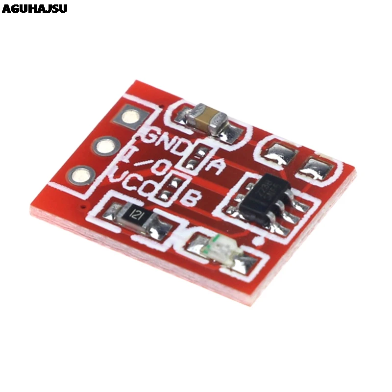 10 unids/lote nuevo módulo de botón táctil TTP223 tipo condensador sensor de Interruptor táctil de bloqueo automático de un solo canal - imagen 5