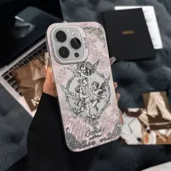 Funda Ángel Retro OPPO Realme con Soporte – Diseño Medieval
