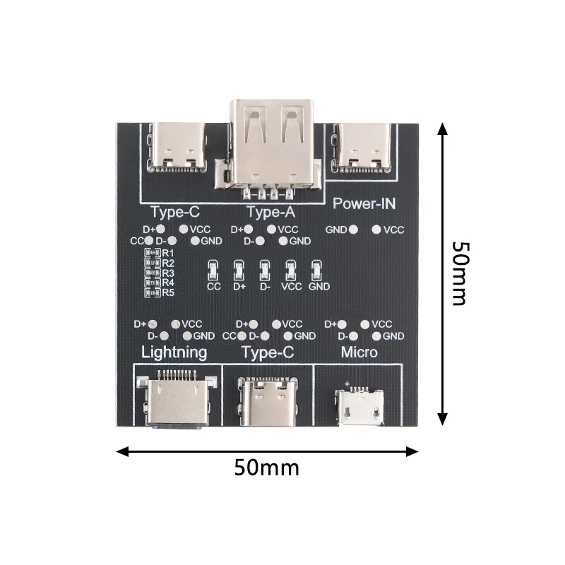 Cable de datos USB Placa de detección de encendido y apagado para puerto Micro tipo C DT3 probador de Cable USB detección rápida ligero duradero - imagen 2