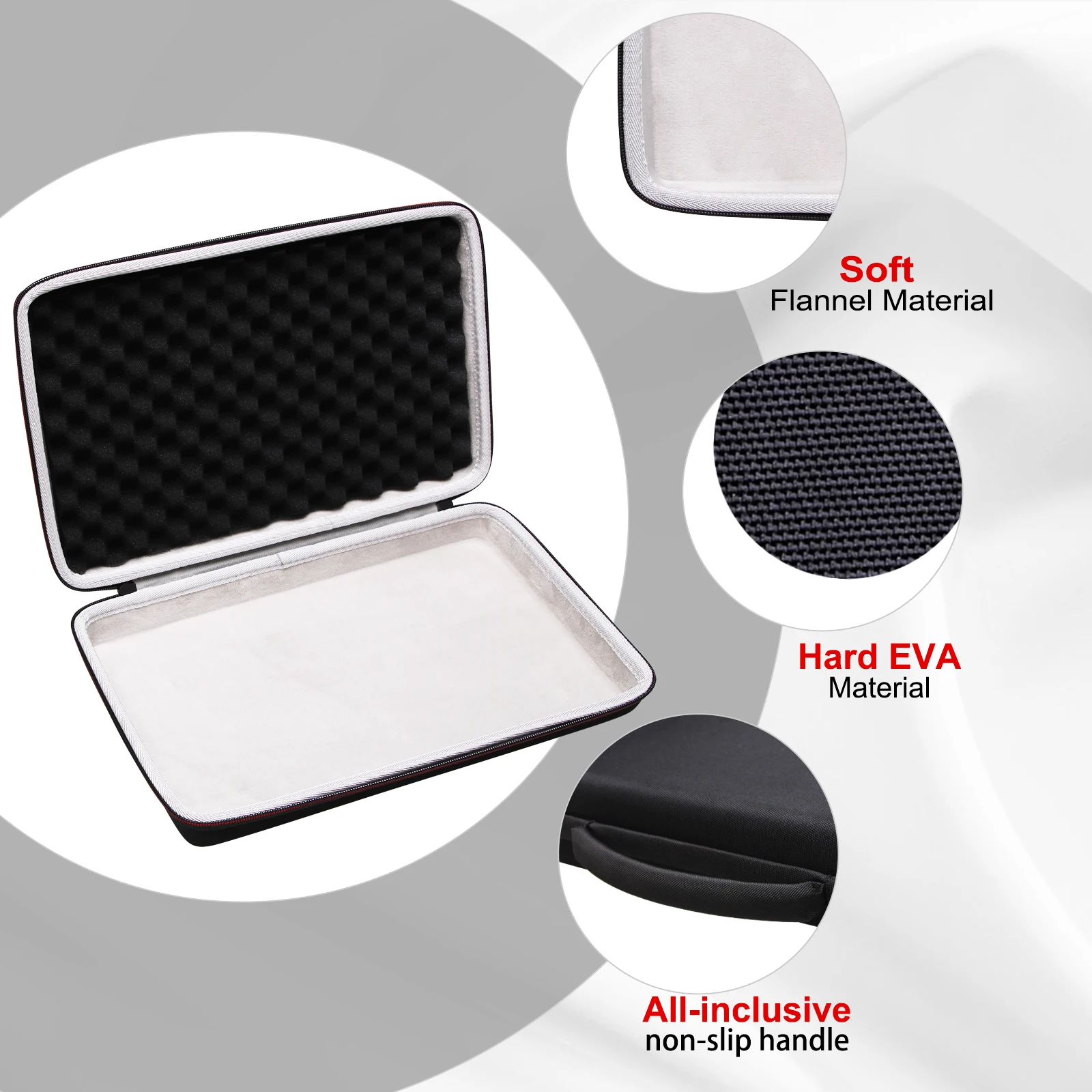 LTGEM MIDI Funda para Donner DMK 25 PRO MIDI Controlle Bolsa de transporte de almacenamiento Accesorios para controlador de teclado MIDI - imagen 2