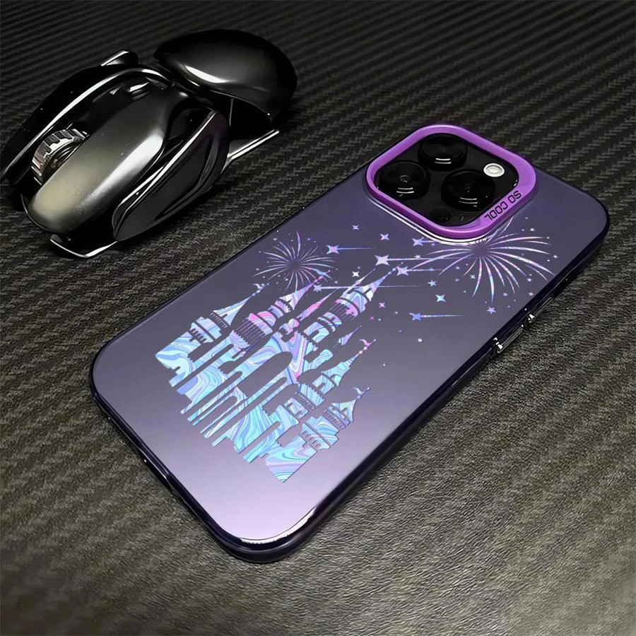 Funda de teléfono colorida con castillo de fuegos artificiales para Samsung Galaxy A16 A06 A35 A55 A25 A15 A56 A54 A36 A34 A24 A26 A04 4G 5G, funda mate - imagen 5