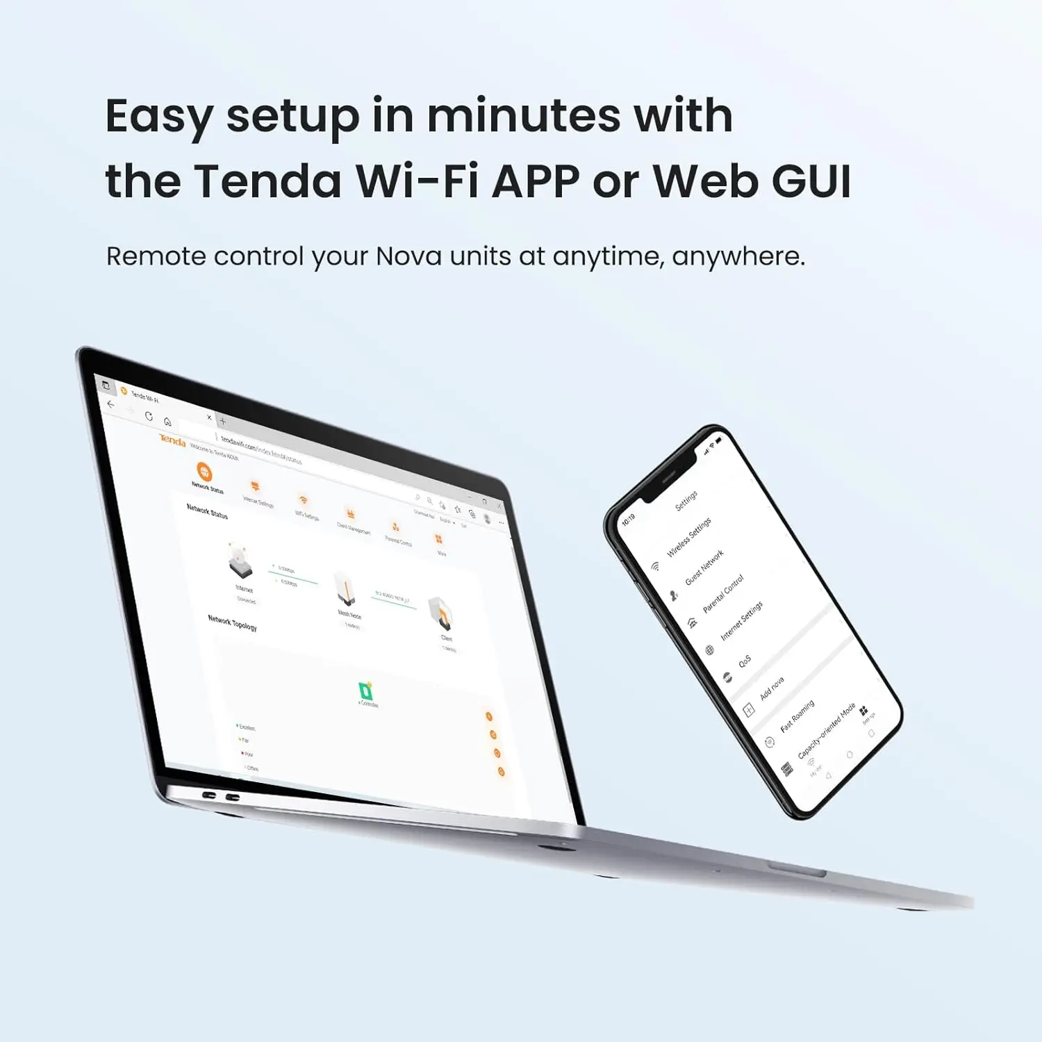 Tenda EM3 AX1500 Mesh Router WiFi 6 System Nova para 80 dispositivos Red inalámbrica de banda de 2,4 GHz y 5 GHz 1 pieza Nuevo - imagen 4
