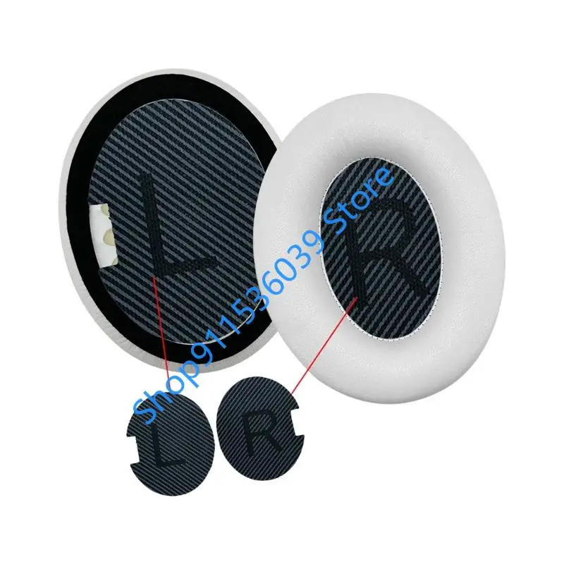 45bb Auriculares Aislamiento ruido Camiones cuero y esponja cuero y esponja para QC25 QC15 QC2 AE2 AE2I AE2W Cubiertas - imagen 3