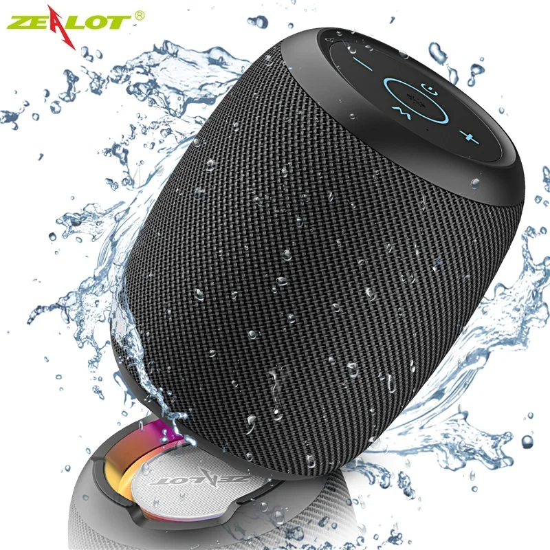 ZEALOT-minialtavoz Bluetooth S53, columna inalámbrica portátil, resistente al agua, sonido HIFI sin pérdidas, Subwoofer estéreo de calidad - imagen 2