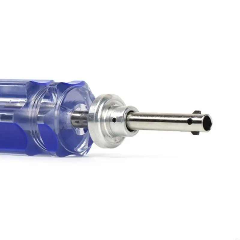 J1HC 4 pulgadas bloqueo cable CATV y desbloqueo Terminator Tool Blue 75ohm - imagen 5