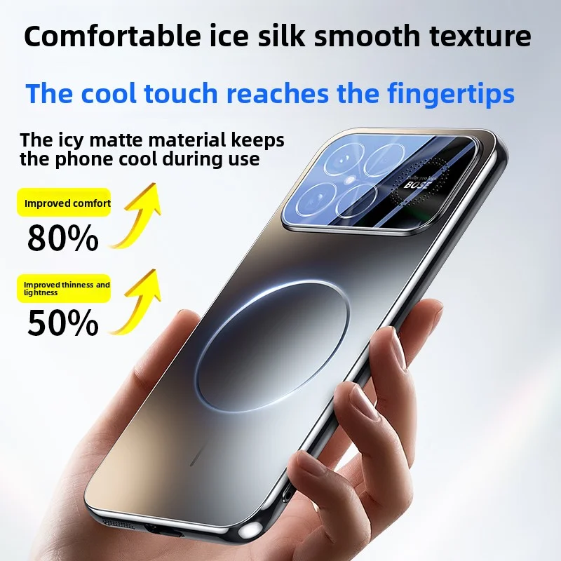 Para Xiaomi POCO F8 Ultra funda dura de PC magnética lente de carga inalámbrica funda protectora trasera para POCO F8 Pro F8Ultra Shell - imagen 5