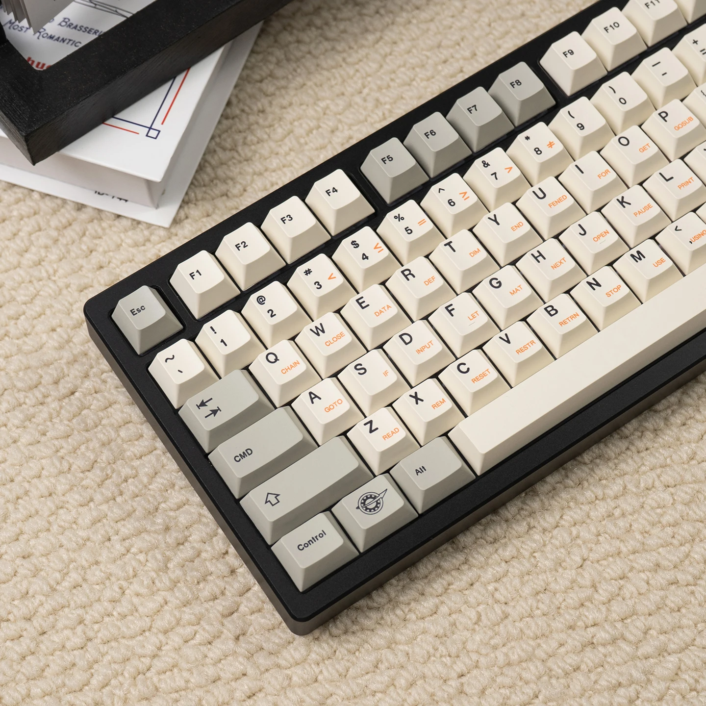 143 teclas Retro Gate PBT Keycaps Dye-Sub Cherry Profile Keycaps juegos de teclas personalizadas japonesas para teclado mecánico MX - imagen 2