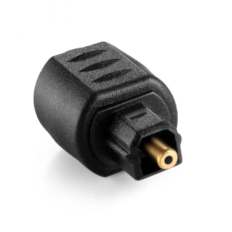 Mini adaptador de audio óptico conector hembra de 3,5 mm a enchufe macho Toslink digital para amplificador - imagen 5