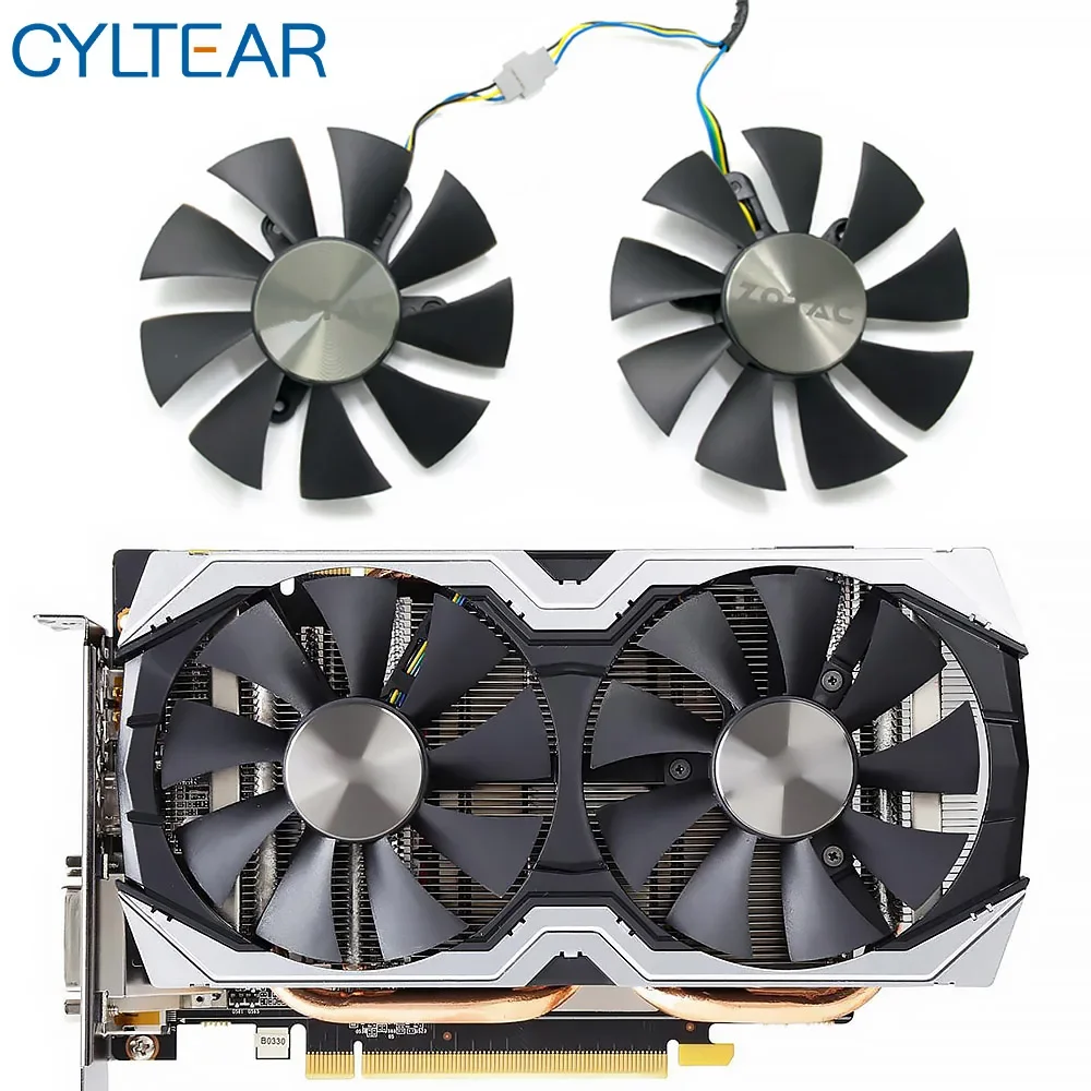 Ventilador enfriador de 85mm GFY09010E12SPA de 4 pines, repuesto para ZOTAC Geforce GTX 1060 AMP Edition 6 GB GTX 1070 Mini refrigeración de tarjetas gráficas