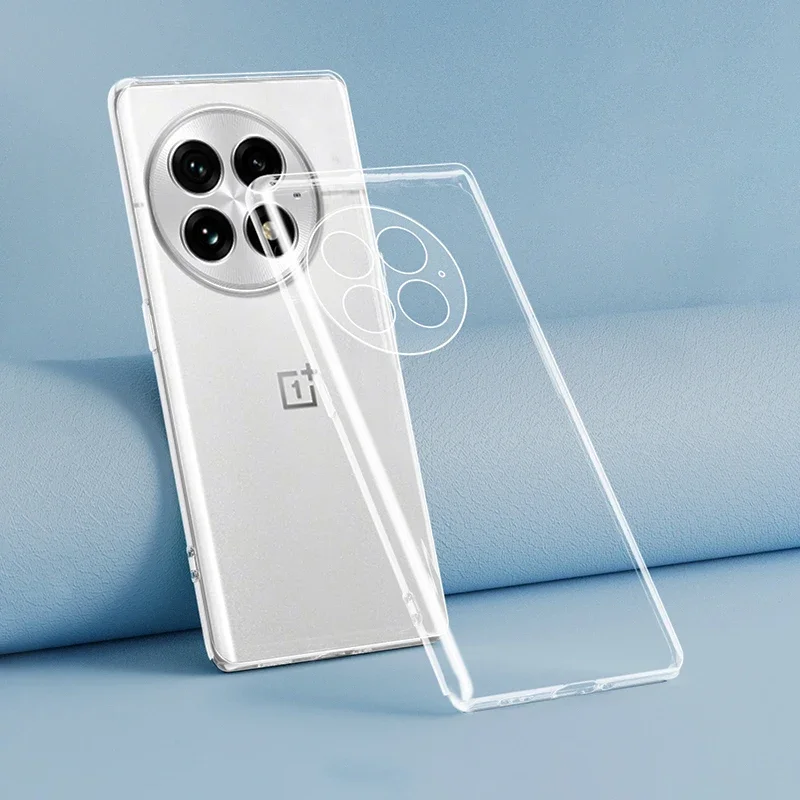 Funda de teléfono transparente para OnePlus 13 5G, carcasa transparente de alta calidad, protección de cámara de TPU, Funda trasera oficial Original