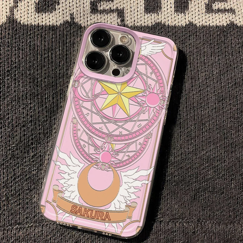 Cardcaptor Sakuras funda de teléfono para Xiaomi Mi 14 13 12 11 10 10T 14T Poco X6 F5 F4 X7 X4 X3 NFC Lite GT Pro 4G 5G cubierta trasera transparente - imagen 3
