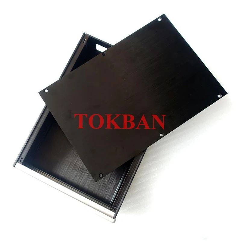 Tokban Audio STK208 215*80*308mm carcasa de chasis de amplificador de potencia de aluminio carcasa de preamplificador HIFI DIY - imagen 3