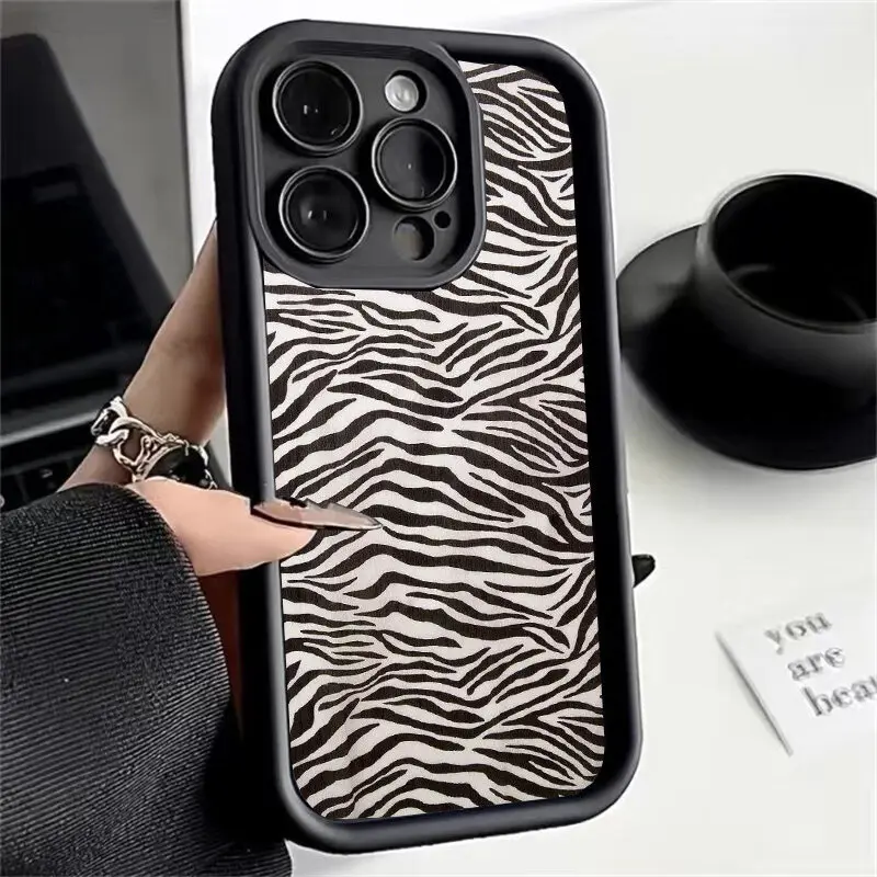 Funda con estampado de cebra y leopardo para OPPO A60 A17 A16 A15 A15S A53 A9 A5 2020 A54 A55 A58 A74 A52 A72 A92 A76 A96 A73 A94 - imagen 5